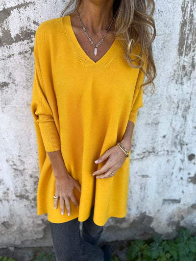 Céline | Pull Oversize à Col V Douillet