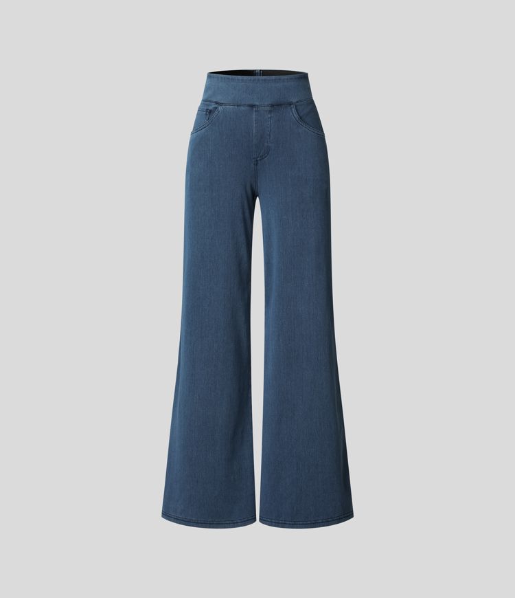 Evie | Pantalon Élastique Confortable à Taille Haute