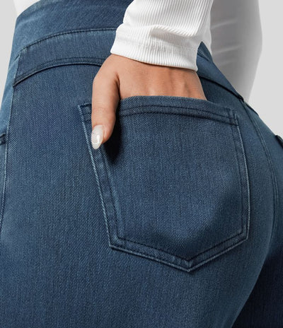 Evie | Pantalon Élastique Confortable à Taille Haute