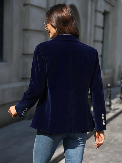 Blazer Vittoria retrò élégant à un bouton