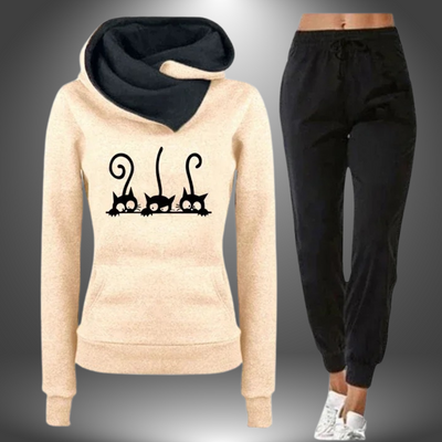 Mimi™ | Ensemble Combinaison Amour Félin pour Femme