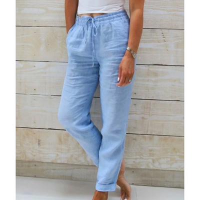Eleonor® – Pantalons Élastiques en Lin Premium Respirant
