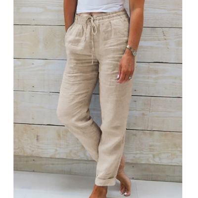 Eleonor® – Pantalons Élastiques en Lin Premium Respirant