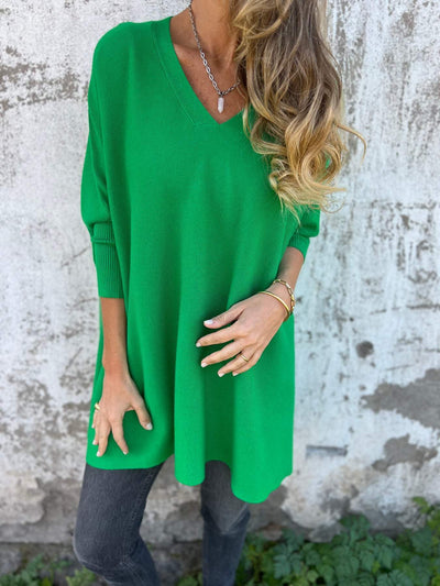Céline | Pull Oversize à Col V Douillet