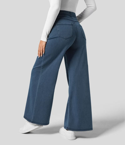 Evie | Pantalon Élastique Confortable à Taille Haute