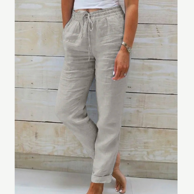 Eleonor® – Pantalons Élastiques en Lin Premium Respirant