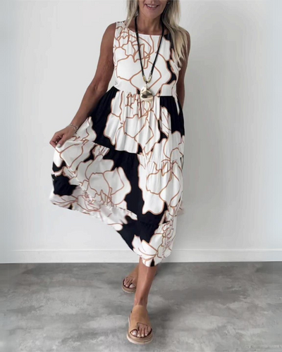 GRACE - ÉLÉGANT ROBE BOHO FLEURIE