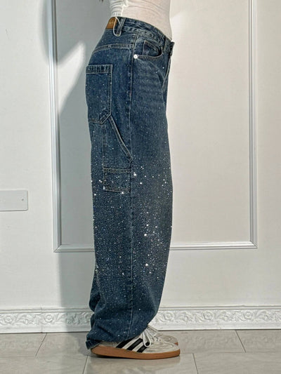 Gertrud™ | Jeans en Diamant Stylés