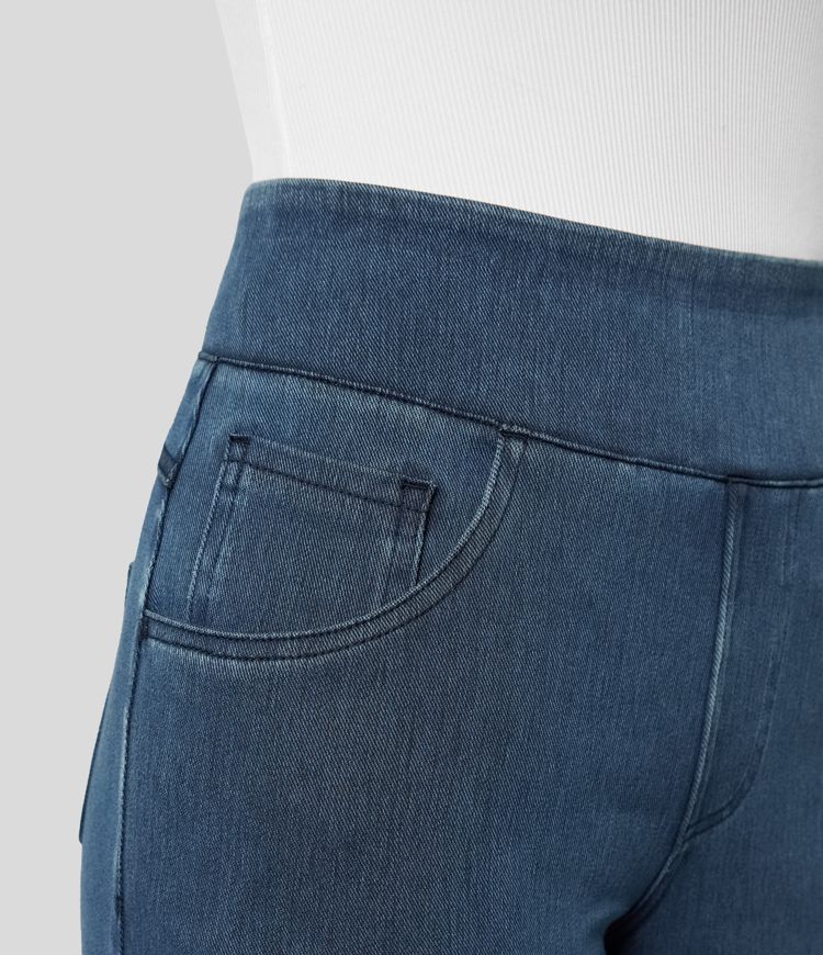 Evie | Pantalon Élastique Confortable à Taille Haute