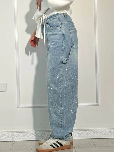 Gertrud™ | Jeans en Diamant Stylés