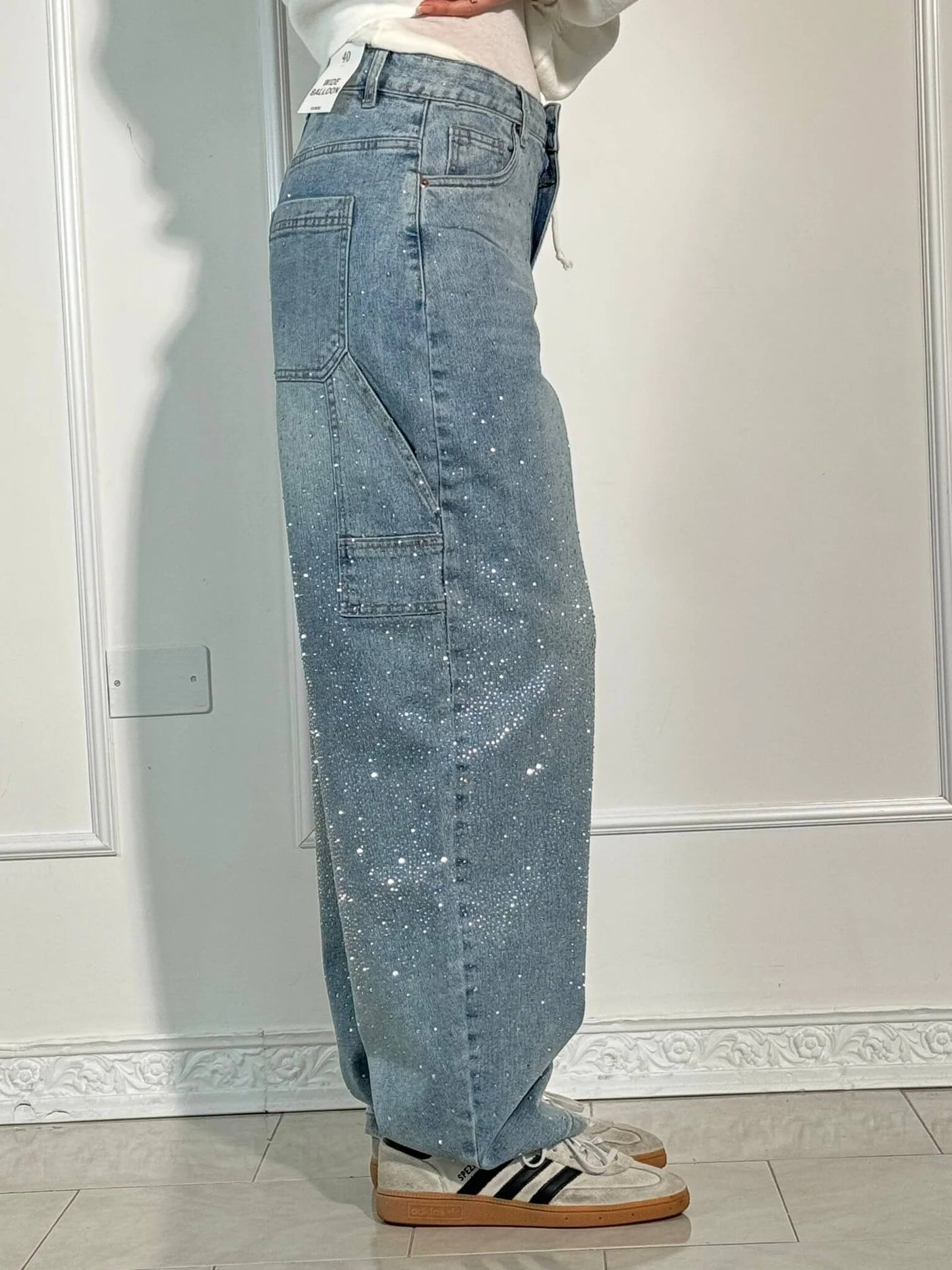 Gertrud™ | Jeans en Diamant Stylés