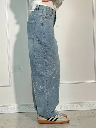 Gertrud™ | Jeans en Diamant Stylés