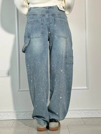 Gertrud™ | Jeans en Diamant Stylés