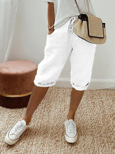 Marthe™ | Short confortable avec ourlet retroussé