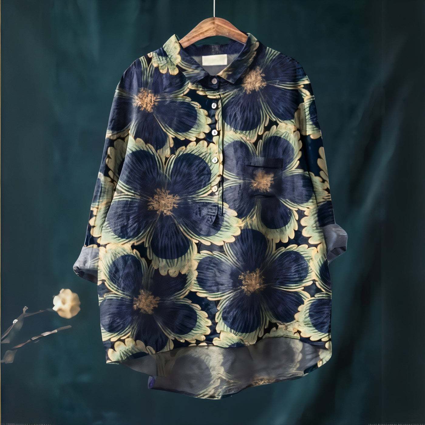 Lila - Chemisier à Imprimé Floral Romantique