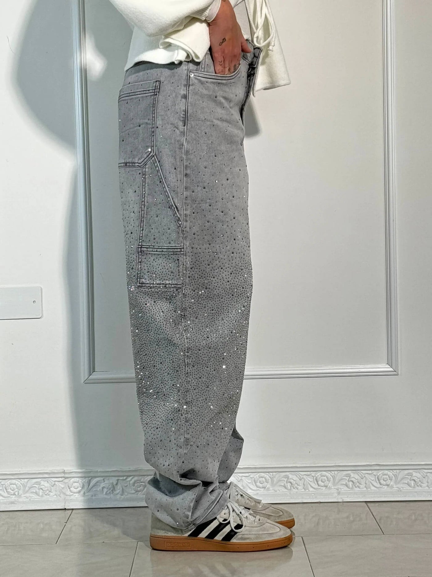 Gertrud™ | Jeans en Diamant Stylés