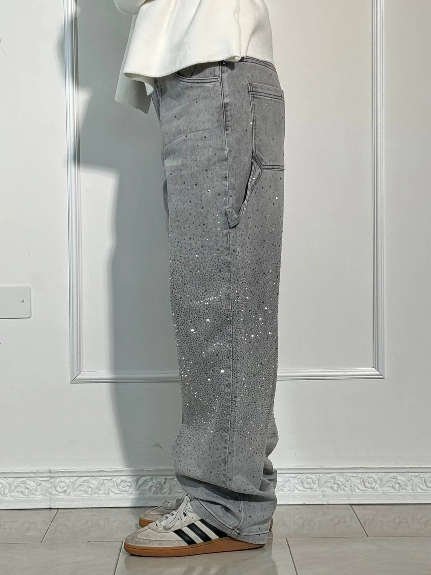Gertrud™ | Jeans en Diamant Stylés