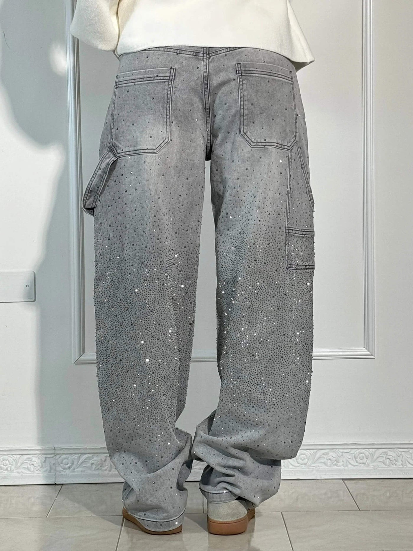 Gertrud™ | Jeans en Diamant Stylés
