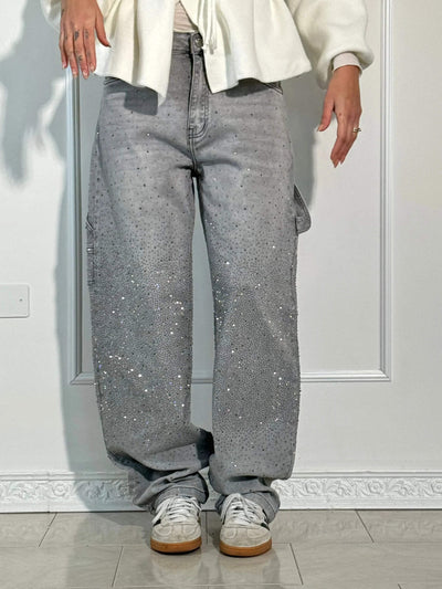 Gertrud™ | Jeans en Diamant Stylés