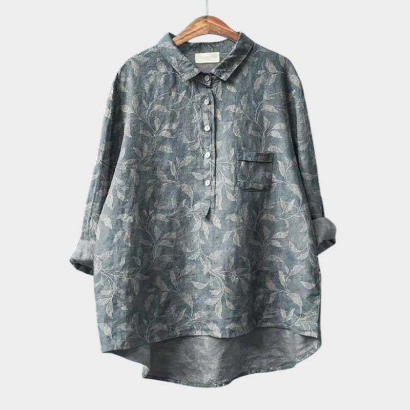 SOFIA | Blouse Oversize Florale avec Confort Quotidien et Style Radieux pour Chaque Occasion