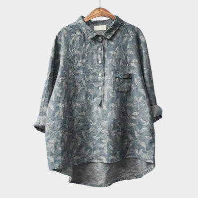 SOFIA | Blouse Oversize Florale avec Confort Quotidien et Style Radieux pour Chaque Occasion