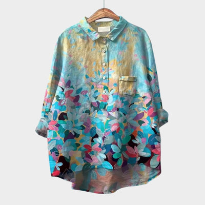 ELISABETTA | Blouse Oversize Florale avec Confort Enveloppant pour des Journées Insouciantes