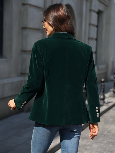 Blazer Vittoria retrò élégant à un bouton