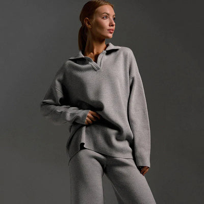 Ensemble de Survêtement Tricoté pour Femmes