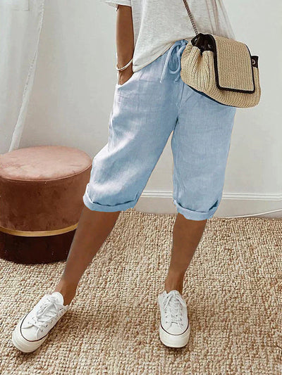 Marthe™ | Short confortable avec ourlet retroussé