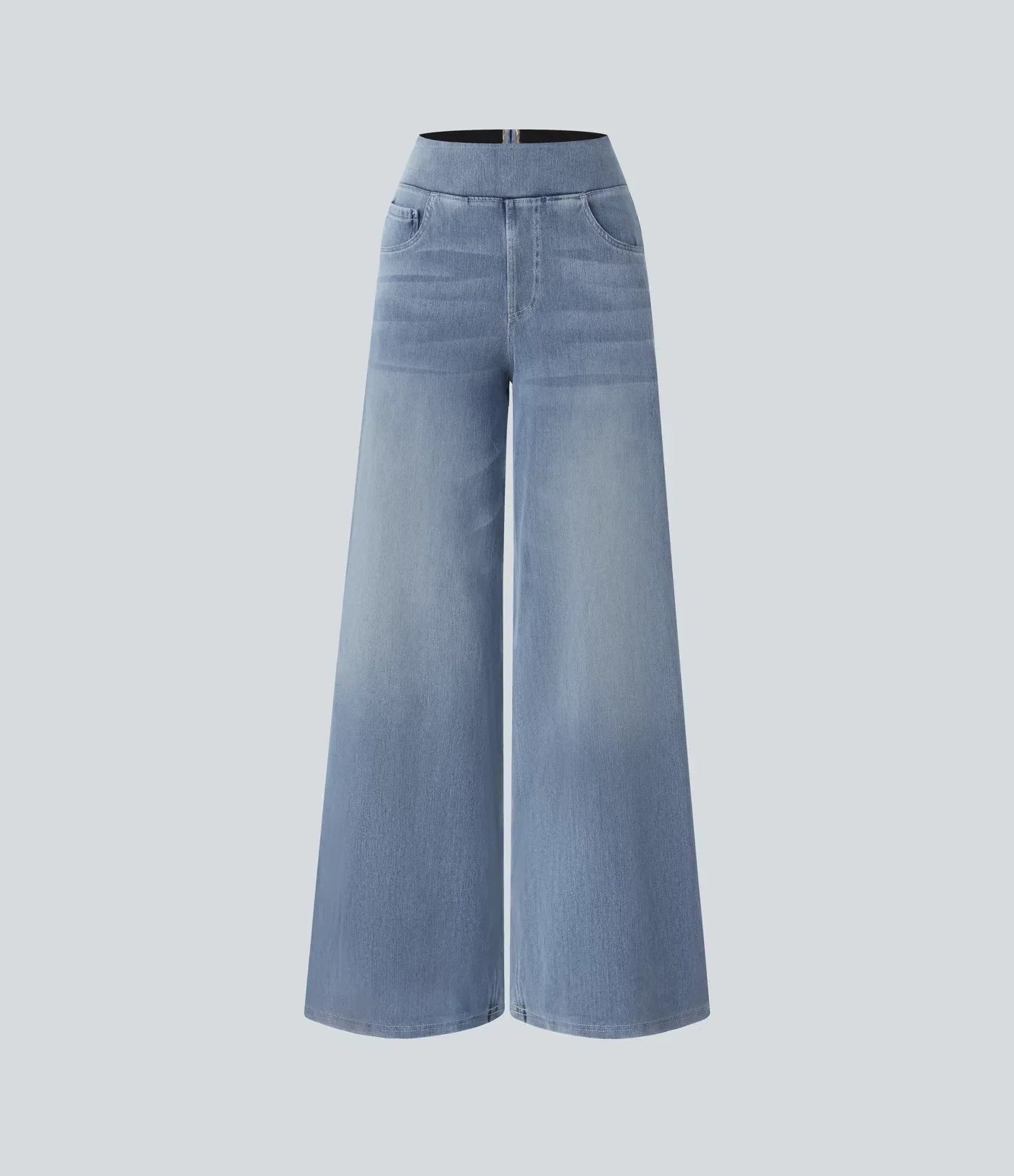 Evie | Pantalon Élastique Confortable à Taille Haute