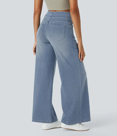 Evie | Pantalon Élastique Confortable à Taille Haute