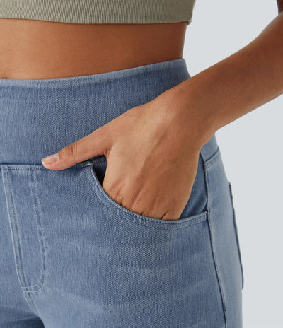 Evie | Pantalon Élastique Confortable à Taille Haute