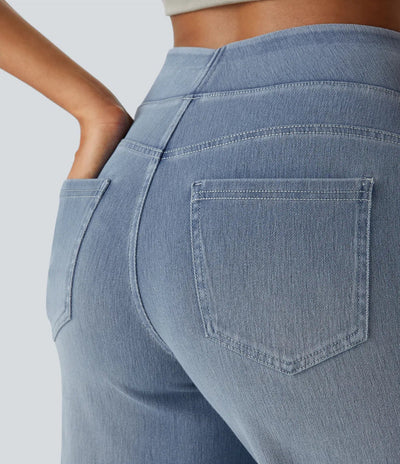 Evie | Pantalon Élastique Confortable à Taille Haute