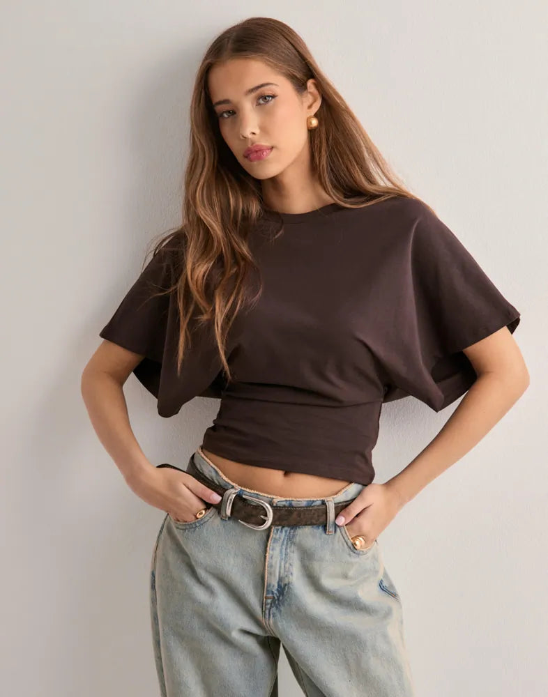 T-shirt à icône à manches larges