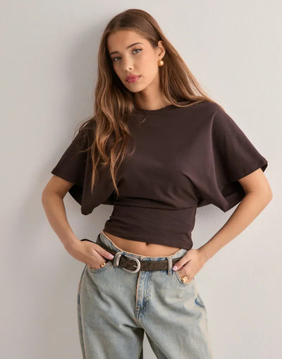 T-shirt à icône à manches larges