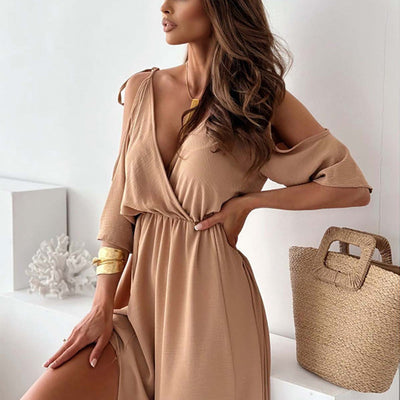 Sienna | Robe élégante avec fente latérale