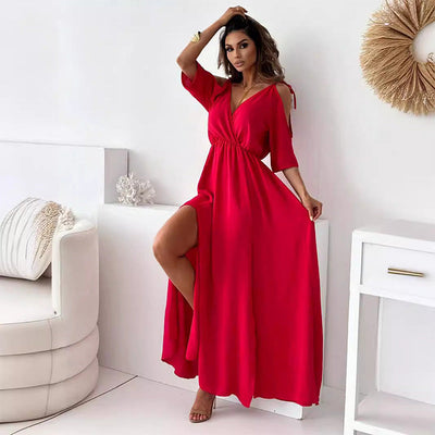 Sienna | Robe élégante avec fente latérale